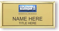 (image for) Coldwell Banker Residential Brokerage Executive Gold Badge (3d Logo)