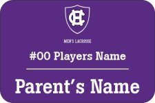 (image for) College Of The Holy Cross Men's Lacrosse Purple Badge With Niceguard Coating