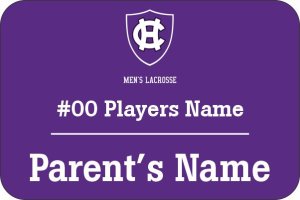 (image for) College Of The Holy Cross Men\'s Lacrosse Purple Badge With Niceguard Coating