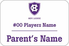 (image for) College Of The Holy Cross Men's Lacrosse White Badge With Niceguard Coating