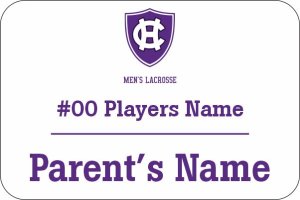 (image for) College Of The Holy Cross Men\'s Lacrosse White Badge With Niceguard Coating