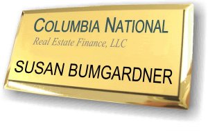 (image for) Columbia National Real Estate Finance Gold Executive Badge
