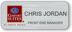 (image for) Comfort Suites Brushed Nickel Badge