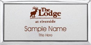 (image for) The Lodge at Riverside Silver Executive Name Badge