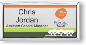 (image for) Courtyard Austin North Silver Executive Badge - Courtyard and Fairfield Logo
