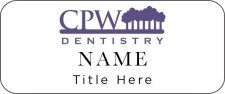 (image for) cpw dentistry Standard White Badge
