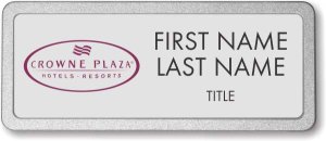 (image for) Crowne Plaza Logo A Silver Pebbled Frame Prestige Badge