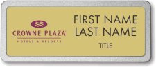(image for) Crowne Plaza Logo A Gold Pebbled Frame Prestige Badge
