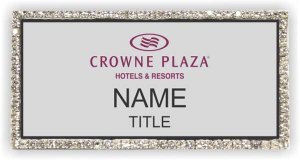 (image for) Crowne Plaza Logo C Silver Bling Badge