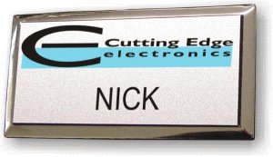 (image for) Cutting Edge Electronics Silver Executive Badge