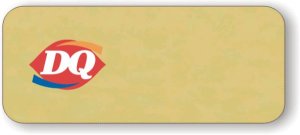 (image for) Dairy Queen Logo B Gold Logo Only Badge
