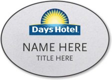 (image for) Days Hotel Silver Oval Badge