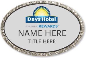 (image for) Days Hotel / Wyndham Oval Silver Bling Badge