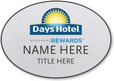 (image for) Days Hotel / Wyndham Silver Oval Badge