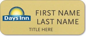 (image for) Days Inn Gold Badge - Stacked Name