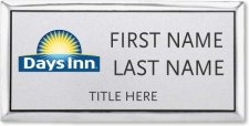 (image for) Days Inn Silver Executive Badge - Stacked Name