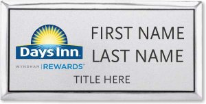 (image for) Days Inn / Wyndham Silver Executive Badge - Stacked Name