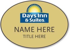 (image for) Days Inn & Suites Gold Oval Badge