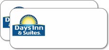 (image for) Days Inn & Suites White Logo Only Badge (25 Pack)