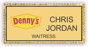 (image for) Denny\'s Gold Bling Badge