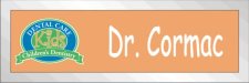 (image for) Dental Care Kids Executive Silver Framed Badge