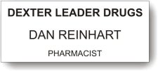 (image for) #CA3 Dexter Leader Drugs White Badge