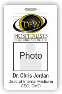 (image for) DFW Hospitalists Photo ID Badge