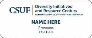 (image for) DIRC Standard White Badge