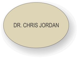 (image for) Disney Pet Hospital Executive Ivory Oval Badge
