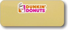(image for) Dunkin' Donuts Gold Logo Only Badge