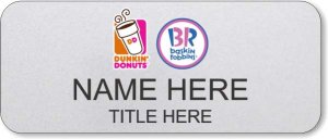 (image for) Dunkin\' Brands Standard Silver Badge