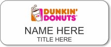 (image for) Dunkin' Donuts White Badge