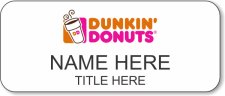 (image for) Dunkin' Donuts White Badge