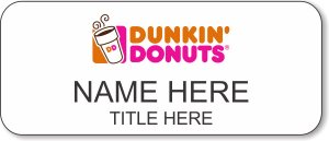 (image for) Dunkin\' Donuts White Badge