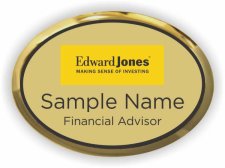 (image for) Edward Jones Gold Oval Executive Badge