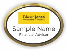 (image for) Edward Jones Gold Oval Executive Badge