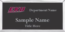 (image for) Eastern Kentucky University Executive Black w/ Silver Badge - Variable Department