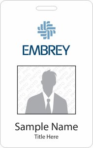(image for) Embrey Management Photo ID Vertical badge