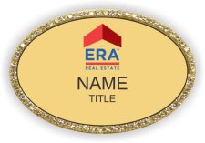 (image for) ERA Bling Oval Gold Badge