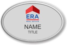 (image for) ERA Silver Oval Pebbled Frame Prestige Badge