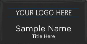 (image for) Custom Logo Black Executive Badge