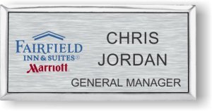 (image for) Fairfield Inn & Suites Executive Brushed Silver Badge