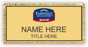 (image for) Fairfield Inn & Suites Gold Bling Badge