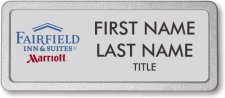 (image for) Fairfield Inn Silver Prestige Badge with Pebbled Silver Frame