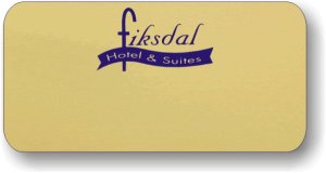(image for) Fiksdal Hotels & Suites Large Gold Logo Only Badge