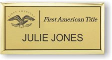 (image for) First American Title Standard Executive Gold Badge