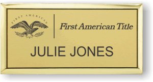 (image for) First American Title Standard Executive Gold Badge