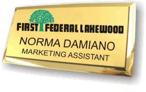 (image for) First Federal Lakewood Gold Executive Badge