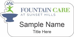 (image for) Fountain Care at Sunset Hills Shaped White Badge