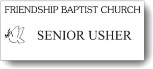 (image for) Friendship Baptist Church White Badge